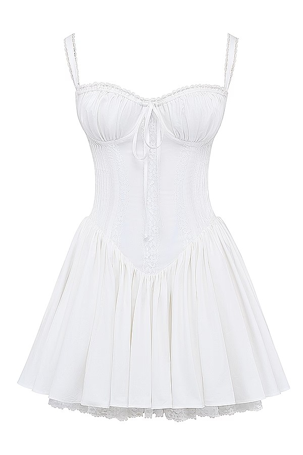 Pietra - High Waist Bustier Corset Dress