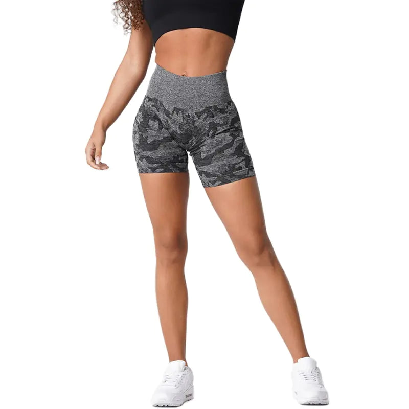 Athletic Camo Shorts (Womens)