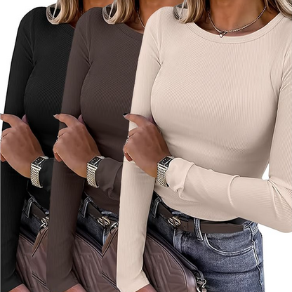 Core Luxe Ribbed Tee Set