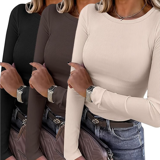 Core Luxe Ribbed Tee Set