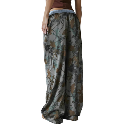 Drift / Wide-Leg Camo Trousers