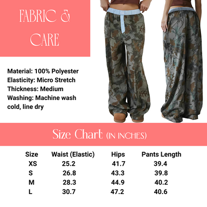 Drift / Wide-Leg Camo Trousers