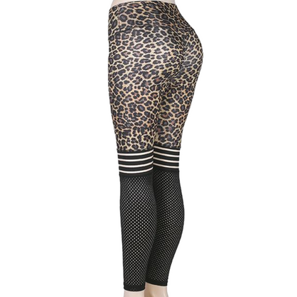 FierceFlex Leopard Mesh Leggings