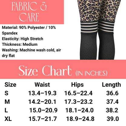 FierceFlex Leopard Mesh Leggings