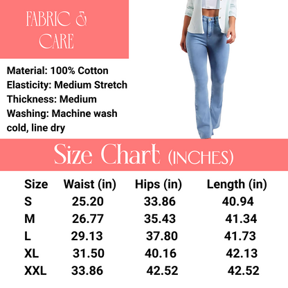 Glow Curve Bell Jeans