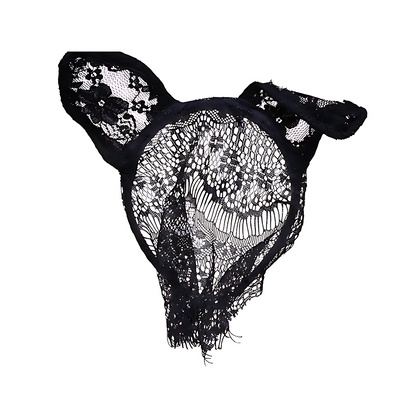 Midnight Lace Cat Veil