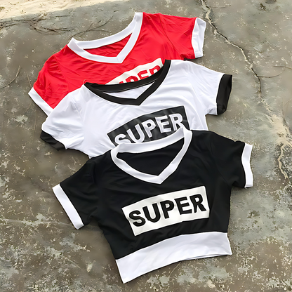 Super Fine Girls Crop Top
