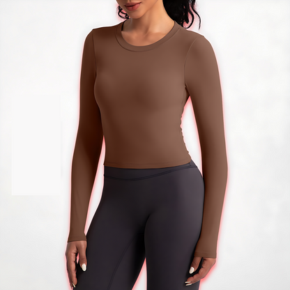 TwistGlow Backless Crop Top