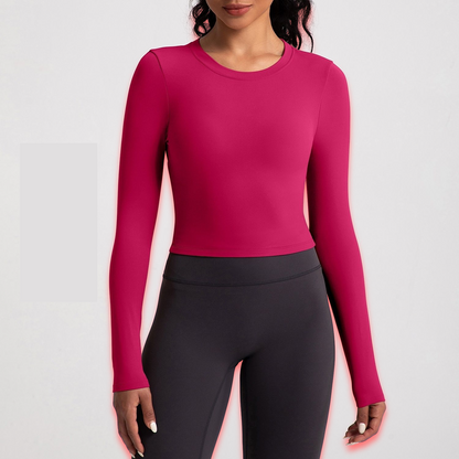 TwistGlow Backless Crop Top