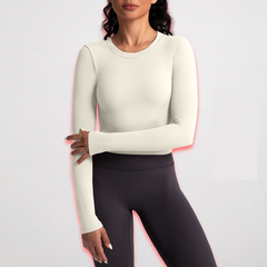 TwistGlow Backless Crop Top