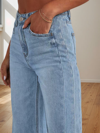 EverEase Wide-Leg Denim