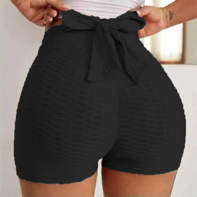 Coquette Core Yoga Shorts