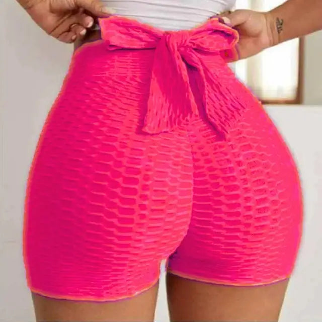 Coquette Core Yoga Shorts