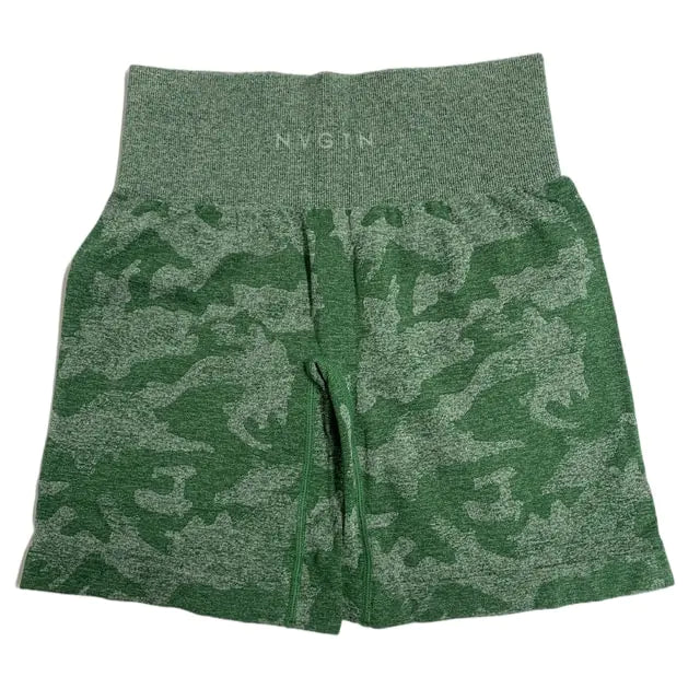 Athletic Camo Shorts (Womens)