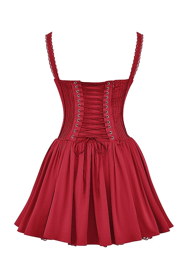 Pietra - High Waist Bustier Corset Dress